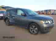 2019 Nissan Pathfinder SV z VIN 5N1DR2MN2KC594760, wystawiony jako IAAI lot #41802681 z przebiegiem 123 604 mil mil oraz . Historia ofert i sprzedaży dostępna na DreamBid. Obrazek 1.