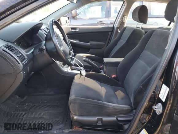 2007 Honda Accord EX with VIN 1HGCM56757A804593, listed as a Copart auction lot 80185415 with 219,607 mi miles and Salvage title. Bid and sale history available at DreamBid. Image 7.