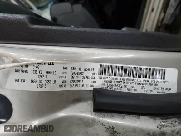 2008 Jeep Commander Sport с VIN 1J8HG48N68C211311, выставлен на аукционе Copart как лот 51798825 с пробегом 167 082 миль миль и Списание • Salvage title. История ставок и продаж доступна на DreamBid. Изображение 14.
