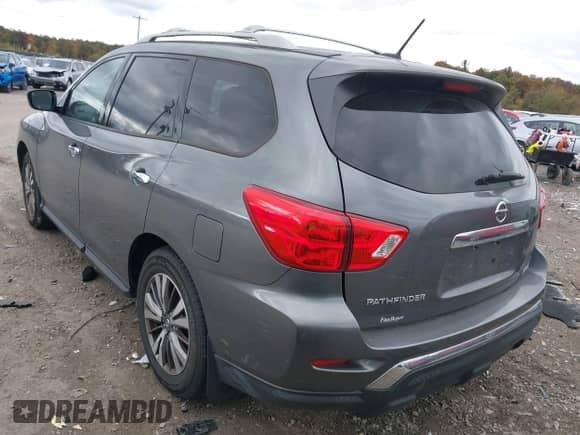 2018 Nissan Pathfinder S with VIN 5N1DR2MN1JC674002, listed as a IAAI auction lot 43531962 with 72,596 mi miles and . Bid and sale history available at DreamBid. Image 3.