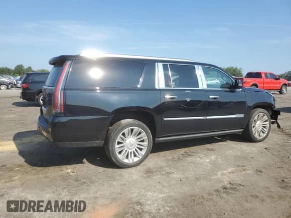 2016 Cadillac Escalade ESV Platinum z VIN 1GYS4KKJ9GR279415, wystawiony jako Copart lot #62921245 z przebiegiem 89 003 mil mil oraz Szkoda całkowita • Salvage title. Historia ofert i sprzedaży dostępna na DreamBid. Obrazek 3.