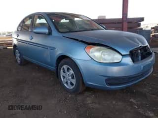 2009 Hyundai Accent Auto GLS with VIN KMHCN46C89U302449, listed as a IAAI auction lot 43484601 with 95,366 mi miles and . Bid and sale history available at DreamBid. Image 1.