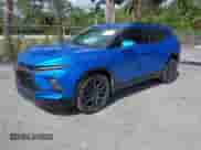 2024 Chevrolet Blazer RS with VIN 3GNKBKRS3RS146487, listed as a IAAI auction lot 41513052 with 27,535 mi miles and . Bid and sale history available at DreamBid. Image 2.