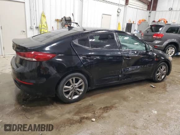 2017 Hyundai Elantra Limited with VIN KMHD84LF6HU415583, listed as a Copart auction lot 85914724 with 112,836 mi miles and Clean title. Bid and sale history available at DreamBid. Image 3.