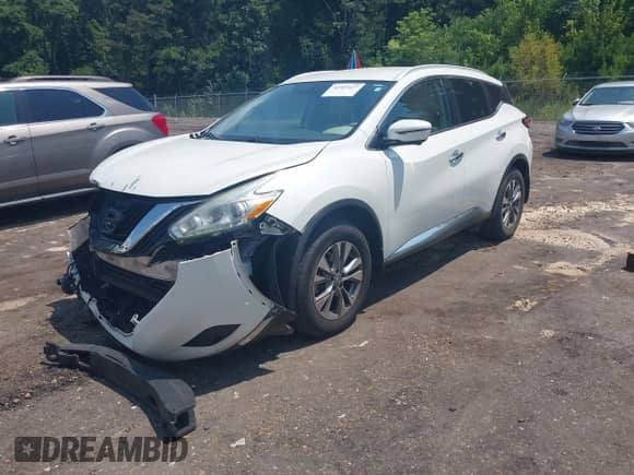2016 Nissan Murano Platinum z VIN 5N1AZ2MG1GN140838, wystawiony jako IAAI lot #42937627 z przebiegiem 108 453 mil mil oraz . Historia ofert i sprzedaży dostępna na DreamBid. Obrazek 2.