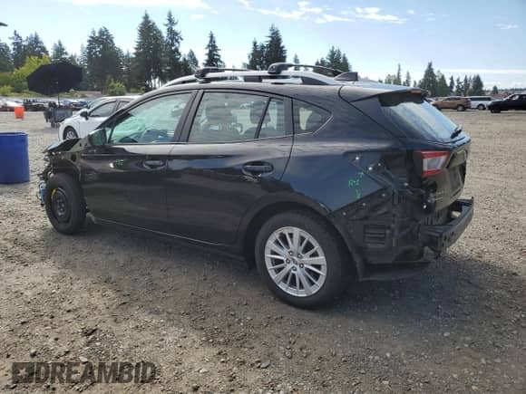 2018 Subaru Impreza Premium with VIN 4S3GTAB68J3728386, listed as a Copart auction lot 69401725 with 86,887 mi miles and Salvage title. Bid and sale history available at DreamBid. Image 2.