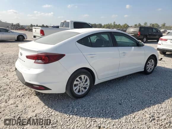2019 Hyundai Elantra SE with VIN 5NPD74LF8KH440140, listed as a Copart auction lot 90046405 with 48,387 mi miles and Clean title. Bid and sale history available at DreamBid. Image 3.