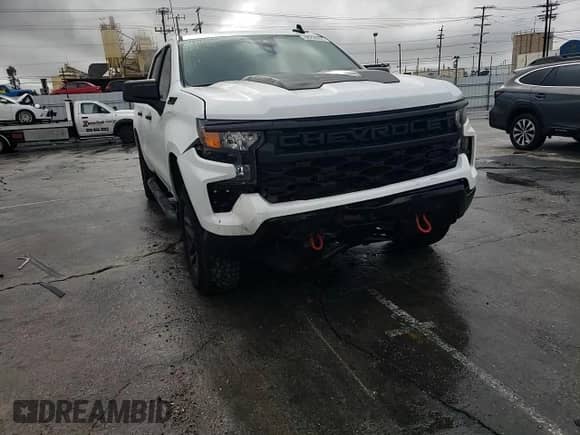2024 Chevrolet Silverado 1500 Custom Trail Boss with VIN 3GCPDCEK1RG233344, listed as a Copart auction lot 44250765 with 5,906 mi miles and Salvage title. Bid and sale history available at DreamBid. Image 11.