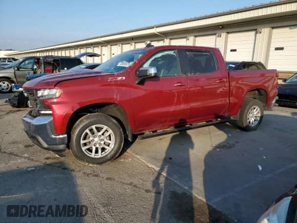 2021 Chevrolet Silverado 1500 LT with VIN 3GCUYDED6MG248848, listed as a Copart auction lot 80098925 with 71,080 mi miles and Salvage title. Bid and sale history available at DreamBid. Image 1.