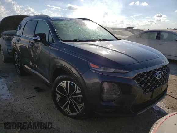 2020 Hyundai Santa Fe Limited with VIN 5NMS53AA5LH194645, listed as a Copart auction lot 63310642 with Not provided miles and . Bid and sale history available at DreamBid. Image 1.