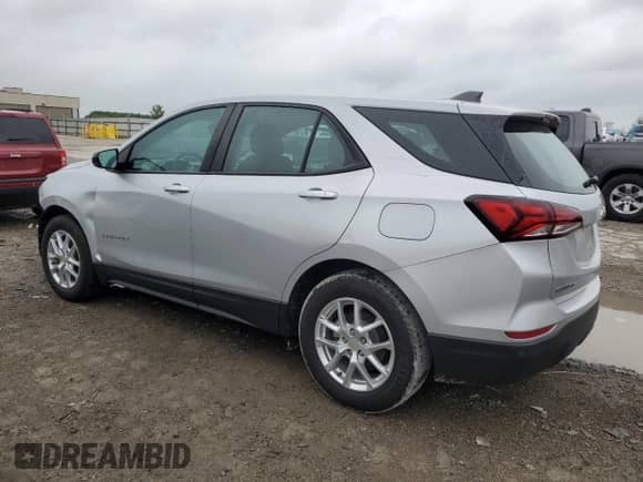2022 Chevrolet Equinox LS z VIN 2GNAXFEV3N6100560, wystawiony jako Copart lot #58017675 z przebiegiem 87 497 mil mil oraz Szkoda całkowita • Salvage title. Historia ofert i sprzedaży dostępna na DreamBid. Obrazek 2.