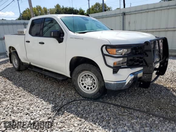 2024 Chevrolet Silverado 1500 Work Truck with VIN 1GCRAAED1RZ182046, listed as a Copart auction lot 68200605 with Not provided miles and Clean title. Bid and sale history available at DreamBid. Image 4.