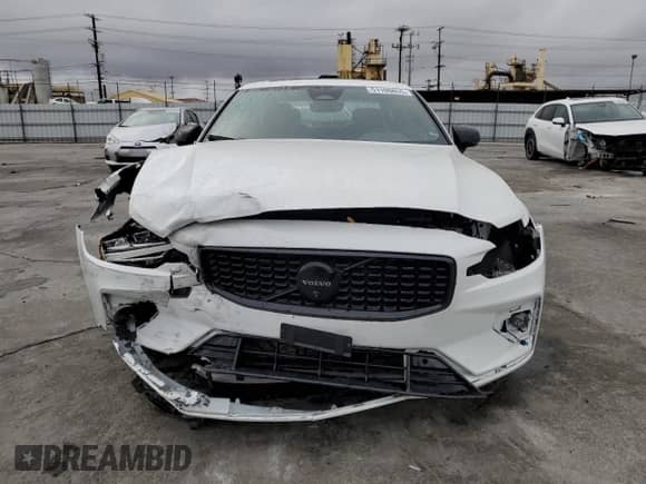 2024 Volvo S60 Plus Black Edition with VIN 7JRL12TH2RG313063, listed as a Copart auction lot 51100855 with 26,029 mi miles and Salvage title. Bid and sale history available at DreamBid. Image 5.