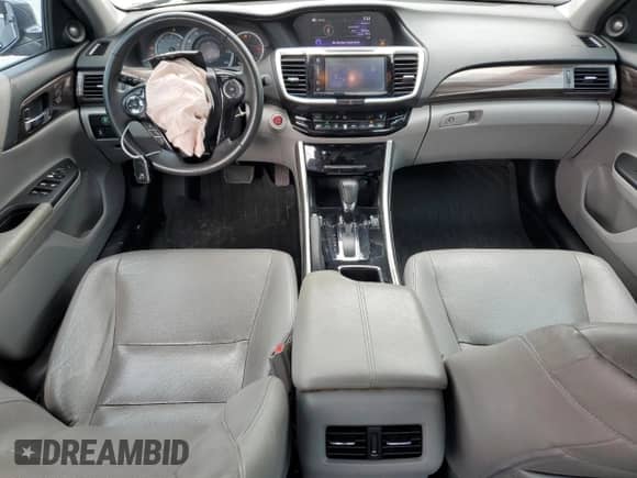 2017 Honda Accord EX-L с VIN 1HGCR2F82HA251671, выставлен на аукционе Copart как лот 81762645 с пробегом 94 164 миль миль и Списание • Salvage title. История ставок и продаж доступна на DreamBid. Изображение 8.