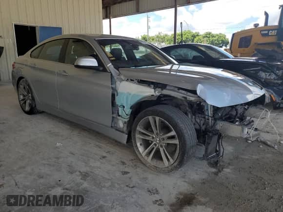 2016 BMW 4 Series 428i with VIN WBA4A9C52GG507393, listed as a Copart auction lot 80142205 with Not provided miles and Salvage title. Bid and sale history available at DreamBid. Image 4.
