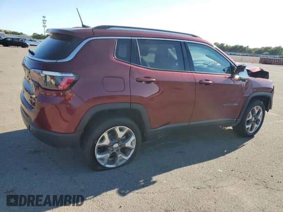 2021 Jeep Compass Limited with VIN 3C4NJDCB8MT519992, listed as a Copart auction lot 71131295 with 89,692 mi miles and Salvage title. Bid and sale history available at DreamBid. Image 3.