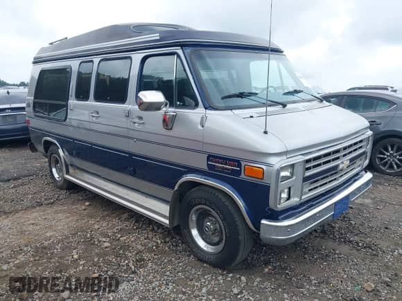 1986 Chevrolet Chevy Van с VIN 1GBEG25H0G7181134, выставлен на аукционе IAAI как лот 42687174 с пробегом 13 490 миль миль и . История ставок и продаж доступна на DreamBid. Изображение 1.