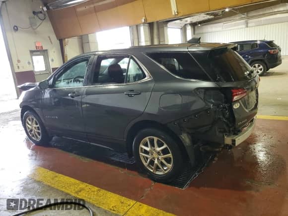 2023 Chevrolet Equinox LT with VIN 3GNAXUEG7PS165700, listed as a Copart auction lot 85098365 with 66,935 mi miles and Salvage title. Bid and sale history available at DreamBid. Image 2.