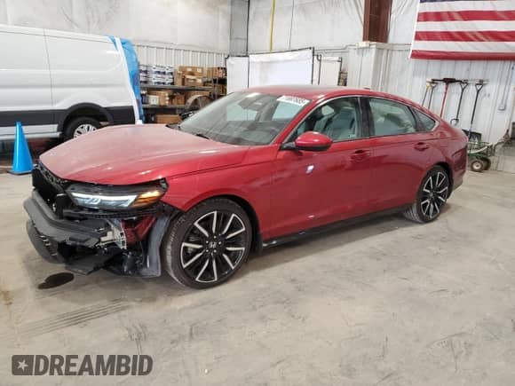 2025 Honda Accord Touring with VIN 1HGCY2F88SA003175, listed as a Copart auction lot 71897685 with 1,846 mi miles and Salvage title. Bid and sale history available at DreamBid. Image 1.