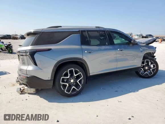 2025 Chevrolet Traverse FWD High Country с VIN 1GNERKRSXSJ297780, выставлен на аукционе Copart как лот 80180775 с пробегом 2 321 миль миль и Списание • Salvage title. История ставок и продаж доступна на DreamBid. Изображение 3.