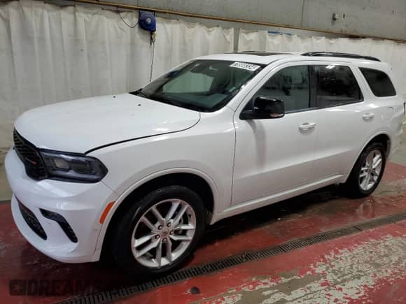 2023 Dodge Durango GT Premium with VIN 1C4RDJDGXPC597188, listed as a Copart auction lot 78988334 with 34,389 mi miles and Clean title. Bid and sale history available at DreamBid. Image 1.