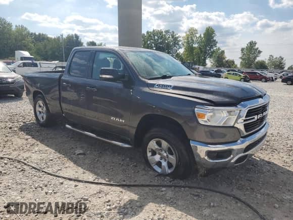 2021 Ram 1500 Big Horn z VIN 1C6SRFBT4MN788791, wystawiony jako Copart lot #80455655 z przebiegiem 24 683 mil mil oraz Nie do naprawy • Non repairable. Historia ofert i sprzedaży dostępna na DreamBid. Obrazek 4.
