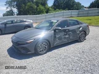 2024 Hyundai Elantra SEL with VIN KMHLM4DG0RU798789, listed as a Copart auction lot 65547165 with 14,331 mi miles and Salvage title. Bid and sale history available at DreamBid. Image 1.