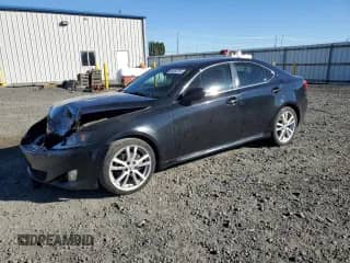 2007 Lexus IS 250 with VIN JTHBK262472026718, listed as a Copart auction lot 85553755 with 113,415 mi miles and Salvage title. Bid and sale history available at DreamBid. Image 1.
