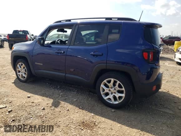 2018 Jeep Renegade Latitude with VIN ZACCJABBXJPH57398, listed as a Copart auction lot 68658815 with 89,223 mi miles and Salvage title. Bid and sale history available at DreamBid. Image 2.