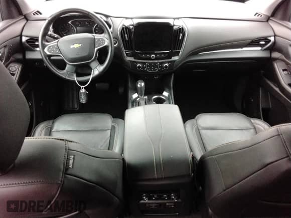 2020 Chevrolet Traverse Premier с VIN 1GNEVKKW5LJ156500, выставлен на аукционе Copart как лот 70183035 с пробегом 53 594 миль миль и Списание • Salvage title. История ставок и продаж доступна на DreamBid. Изображение 8.