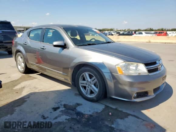 2013 Dodge Avenger SXT with VIN 1C3CDZCGXDN682123, listed as a Copart auction lot 81931835 with 144,236 mi miles and Salvage title. Bid and sale history available at DreamBid. Image 4.