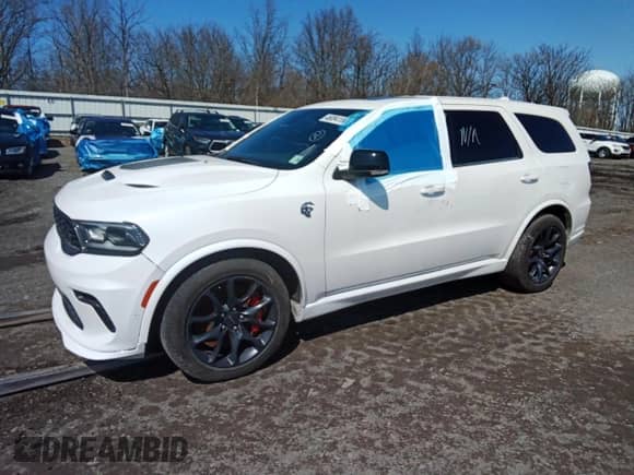 2021 Dodge Durango SRT Hellcat with VIN 1C4SDJH99MC662315, listed as a Copart auction lot 46094184 with Not provided miles and Salvage title. Bid and sale history available at DreamBid. Image 1.