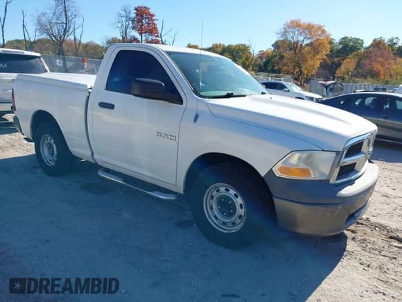 2009 Dodge 1500 ST with VIN 1D3HB16K79J520741, listed as a IAAI auction lot 43549675 with 161,863 mi miles and . Bid and sale history available at DreamBid. Image 1.