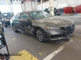 2021 Honda Accord EX-L with VIN 1HGCV3F55MA013847, listed as a IAAI auction lot 42729914 with 46,573 mi miles and . Bid and sale history available at DreamBid. Image 1.