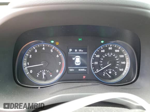 2020 Hyundai Kona SEL с VIN KM8K22AA8LU517755, выставлен на аукционе Copart как лот 66041235 с пробегом 80 885 миль миль и Списание • Salvage title. История ставок и продаж доступна на DreamBid. Изображение 9.