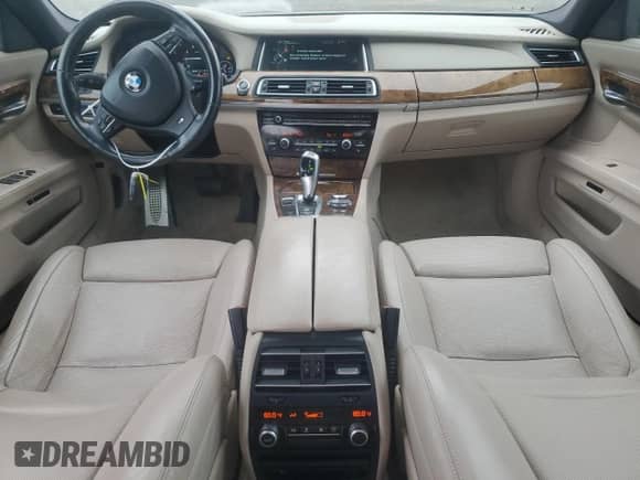 2013 BMW 7 Series 740i с VIN WBAYA6C53DD143952, выставлен на аукционе Copart как лот 76064454 с пробегом 119 896 миль миль и Чистый • Clean title. История ставок и продаж доступна на DreamBid. Изображение 8.