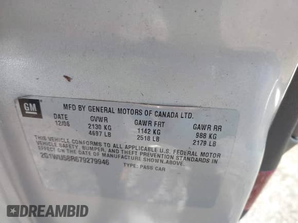 2007 Chevrolet Impala LTZ с VIN 2G1WU58R679279946, выставлен на аукционе IAAI как лот 43163335 с пробегом 74 869 миль миль и . История ставок и продаж доступна на DreamBid. Изображение 9.