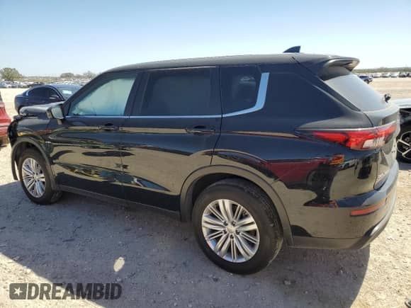 2024 Mitsubishi Outlander ES with VIN JA4J3UA87RZ063722, listed as a Copart auction lot 47663155 with 9,273 mi miles and Salvage title. Bid and sale history available at DreamBid. Image 2.