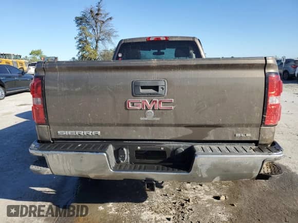 2015 GMC Sierra 1500 SLE with VIN 1GTN2UEC5FZ340906, listed as a Copart auction lot 74767384 with 160,280 mi miles and Salvage title. Bid and sale history available at DreamBid. Image 6.