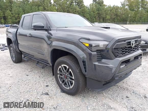 2024 Toyota Tacoma TRD Off Road with VIN 3TMLB5JN9RM060836, listed as a IAAI auction lot 43181595 with 21,563 mi miles and . Bid and sale history available at DreamBid. Image 1.