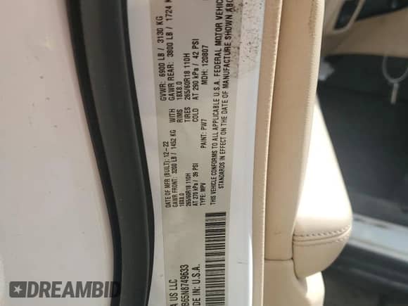 2022 Jeep Grand Cherokee with VIN 1C4RJYB65N8749633, listed as a Copart auction lot 51568275 with 27,913 mi miles and Salvage title. Bid and sale history available at DreamBid. Image 13.