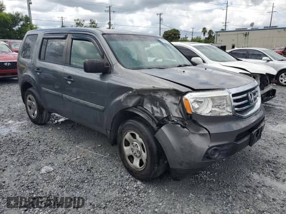 2012 Honda Pilot LX с VIN 5FNYF3H27CB009809, выставлен на аукционе Copart как лот 81055135 с пробегом 160 560 миль миль и На запчасти • Non repairable. История ставок и продаж доступна на DreamBid. Изображение 4.