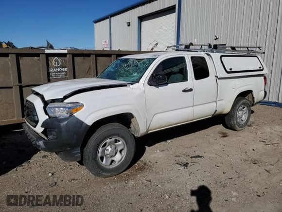 2023 Toyota Tacoma SR with VIN 3TYRX5GN6PT072981, listed as a Copart auction lot 80721535 with 32,949 mi miles and Salvage title. Bid and sale history available at DreamBid. Image 1.