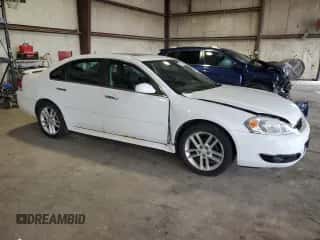 2012 Chevrolet Impala LTZ with VIN 2G1WC5E30C1221083, listed as a Copart auction lot 81643965 with 153,674 mi miles and Salvage title. Bid and sale history available at DreamBid. Image 4.