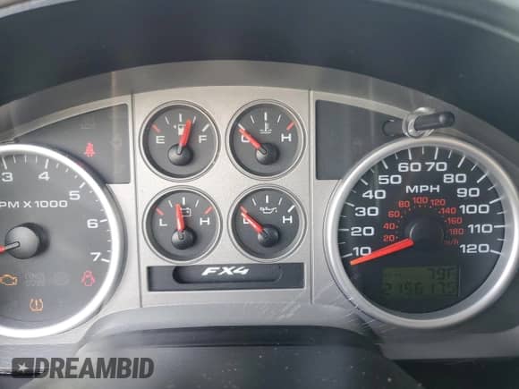 2008 Ford F-150 XLT z VIN 1FTPX04588KC11415, wystawiony jako Copart lot #67945265 z przebiegiem 215 617 mil mil oraz Szkoda całkowita • Salvage title. Historia ofert i sprzedaży dostępna na DreamBid. Obrazek 9.