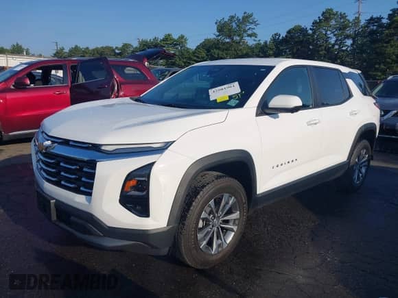 2025 Chevrolet Equinox FWD LT с VIN 3GNAXHEG9SL147743, выставлен на аукционе IAAI как лот 42981961 с пробегом 12 507 миль миль и . История ставок и продаж доступна на DreamBid. Изображение 2.