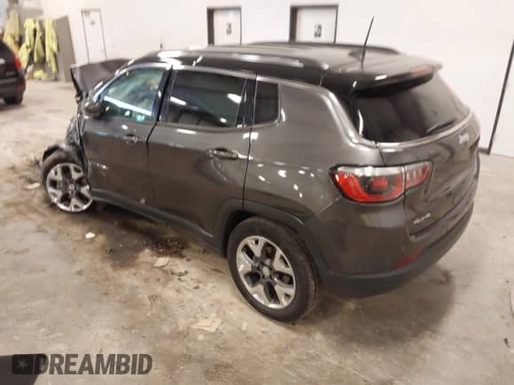 2020 Jeep Compass Limited with VIN 3C4NJDCB5LT163855, listed as a IAAI auction lot 43181038 with Not provided miles and . Bid and sale history available at DreamBid. Image 3.