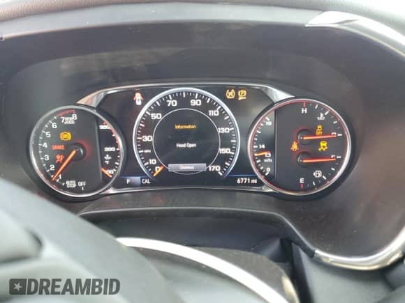 2025 Chevrolet Blazer Premier with VIN 3GNKBLRS1SS182741, listed as a Copart auction lot 71025365 with 6,771 mi miles and Salvage title. Bid and sale history available at DreamBid. Image 9.