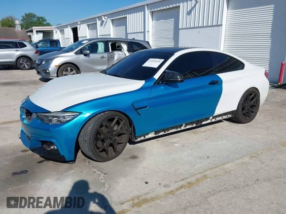 2018 BMW 4 Series 440i with VIN WBA4W7C59JAB87539, listed as a IAAI auction lot 41895024 with 73,228 mi miles and . Bid and sale history available at DreamBid. Image 17.