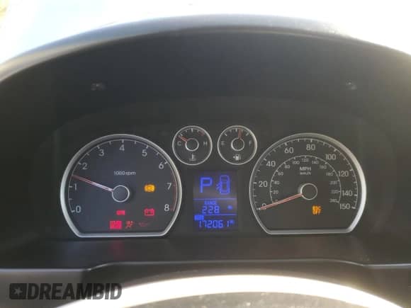 2009 Hyundai Elantra Touring with VIN KMHDC86E09U038792, listed as a Copart auction lot 84791125 with 172,061 mi miles and Salvage title. Bid and sale history available at DreamBid. Image 9.